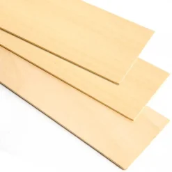 Baguettes de placage en bois pour maquette x 25 : Tilleul 0,6 x 4 x 1000 mm - Disarmodel