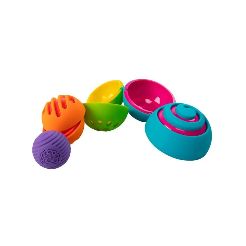 Balles texturées à emboîter : Oombeeball - Fat Brain Toys
