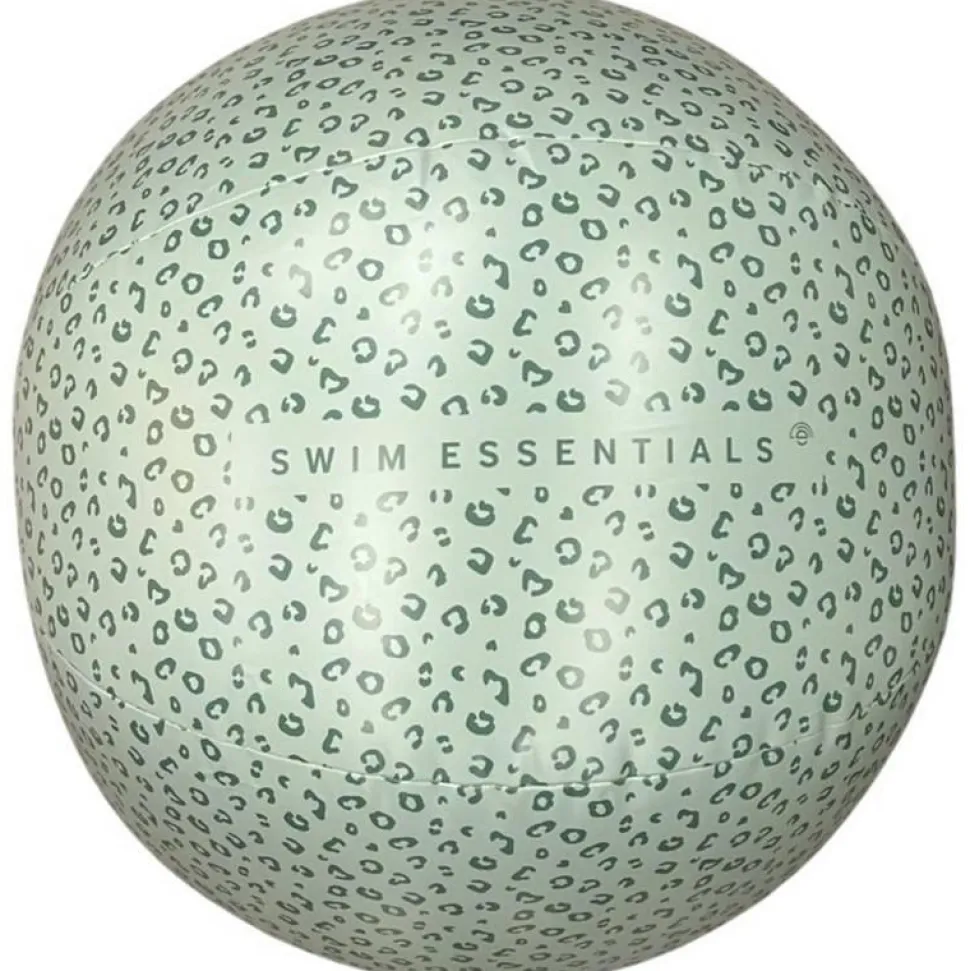 Ballon De Plage - Léopard Vert - Swim Essentials