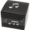 Ballotin carré Musique, Noir - RueDeLaFete