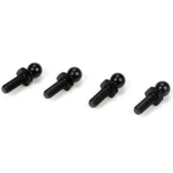 BallStud, 4.8 x: 8mm (4): 22 - Losi - TLR