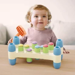 Banc à marteler 34 pièces - PLAYBIO - Quercetti