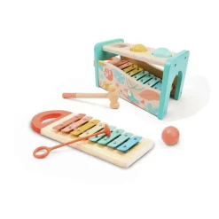 Banc à marteler avec xylophone en bois - Hape