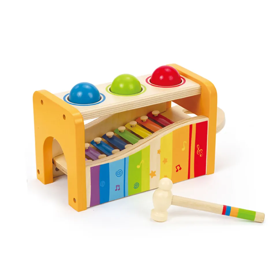 Banc à marteler avec xylophone en bois - Hape