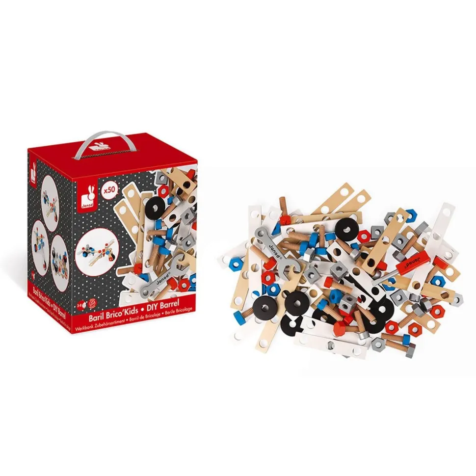 Baril Brico'Kids 50 pièces - Janod