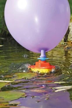 Bateau ballon, avec 2 ballon, Dim.: 8,5 x 6 x 2,7 cm - Eduplay