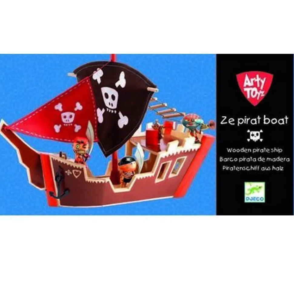 Bateau pirate Arty Toys Les pirates : Ze Pirat Boat - Djeco