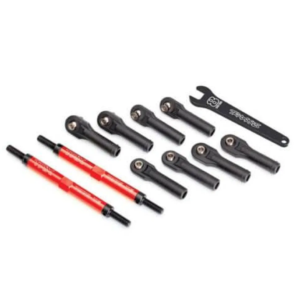 Biellettes Alu Anodisees Rouge Avant/Arriere 144Mm (2) - Traxxas - Traxxas