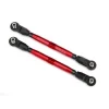 Biellettes Avant Anodisees Rouges (2) - Traxxas - Traxxas