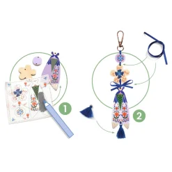 Bijoux de sac à créer : Butterflies - Djeco