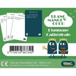 Blanc manger coco - Plaquage cathédrale - Blackrock