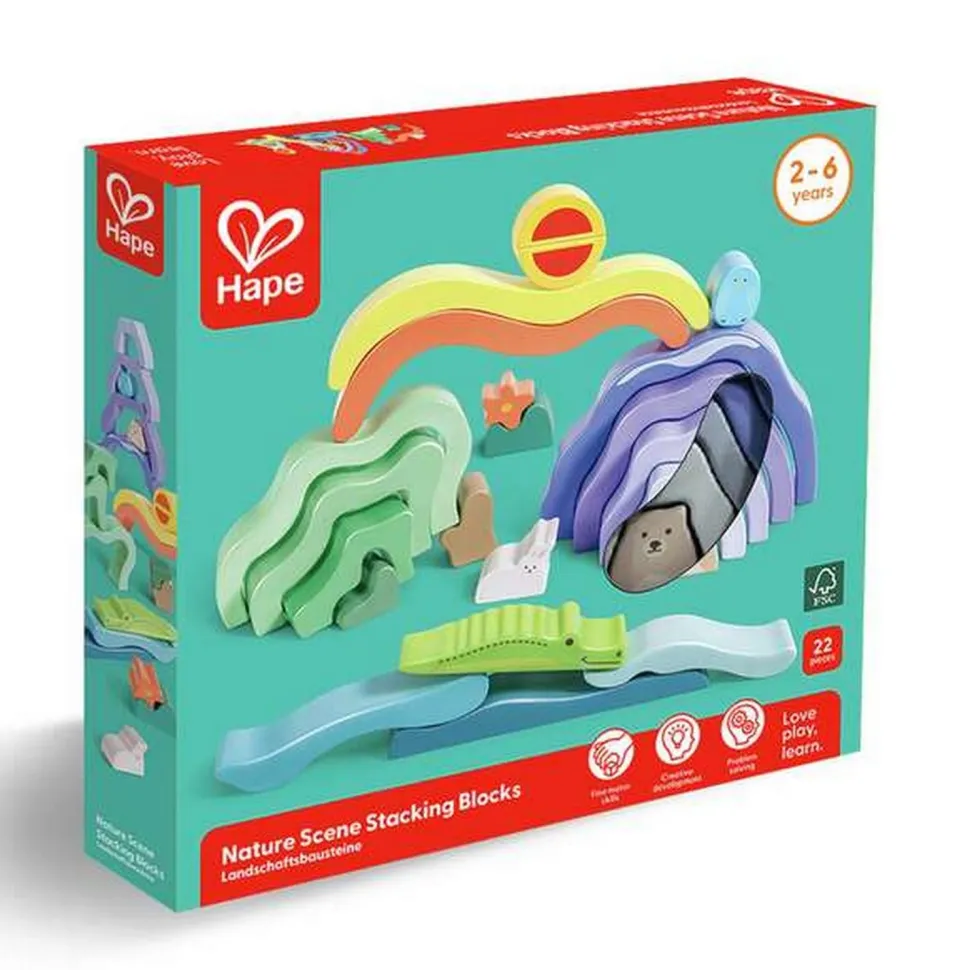 Blocs à empiler - nature et animaux - Hape