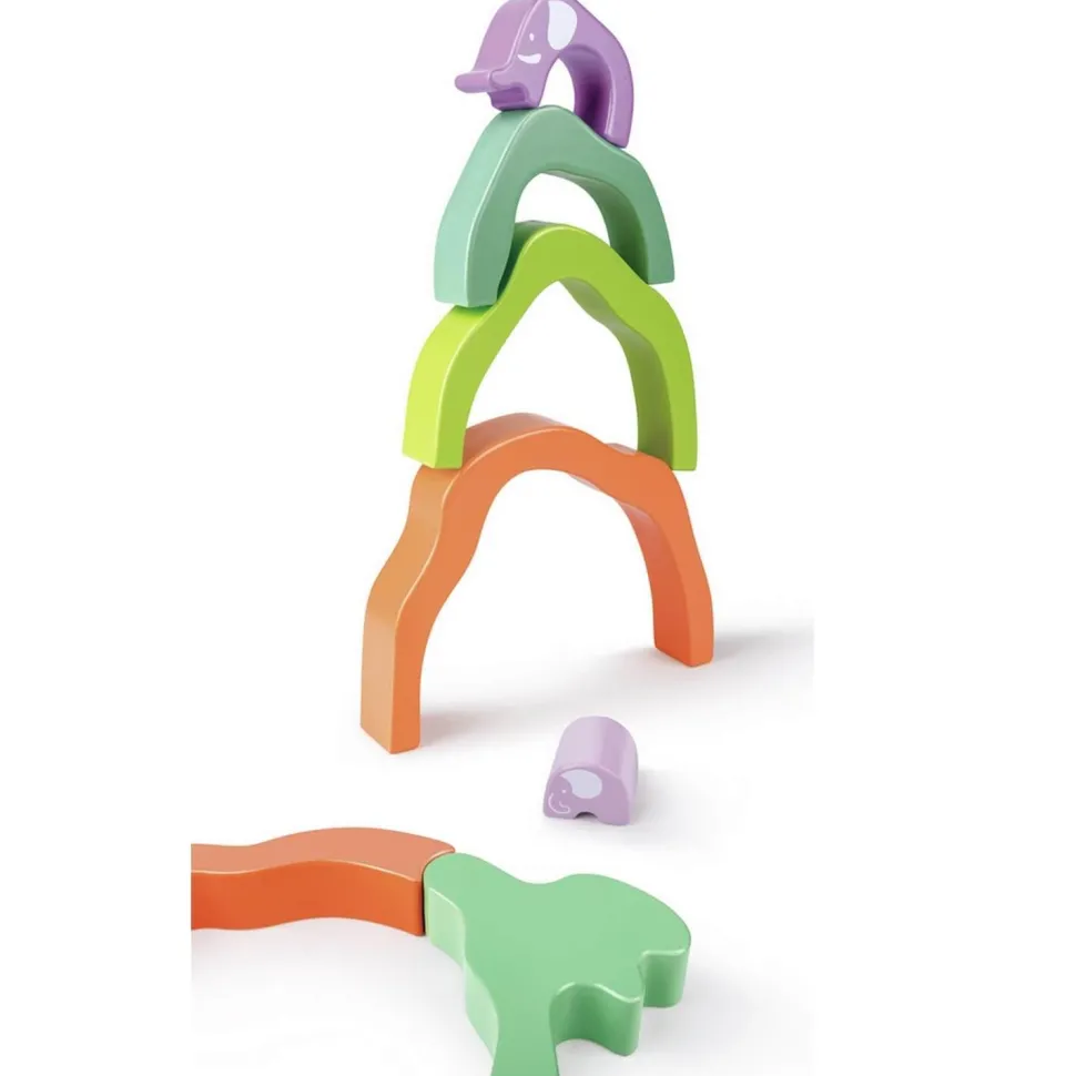 Blocs à empiler Safari Elephant - Hape
