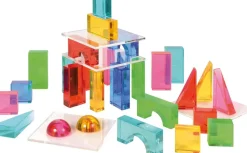 Blocs de construction géométriques en acrylique 32 pcs - Eduplay