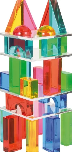 Blocs de construction géométriques en acrylique 32 pcs - Eduplay