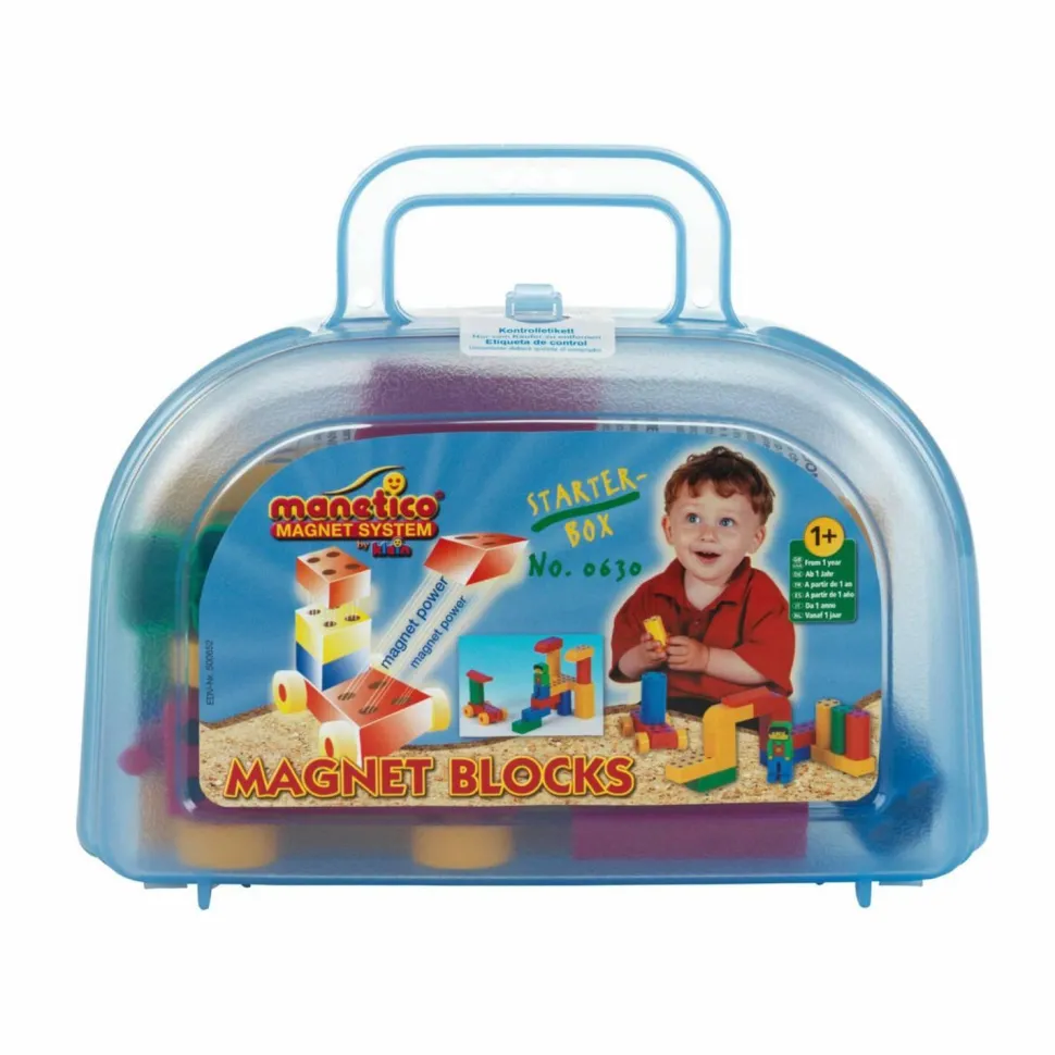 Blocs de construction magnétiques Manetico : Starter Box - Klein