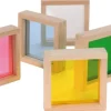 Blocs et miroirs colorés, set de 7 - Eduplay
