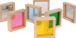 Blocs et miroirs colorés, set de 7 - Eduplay