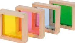 Blocs et miroirs colorés, set de 7 - Eduplay