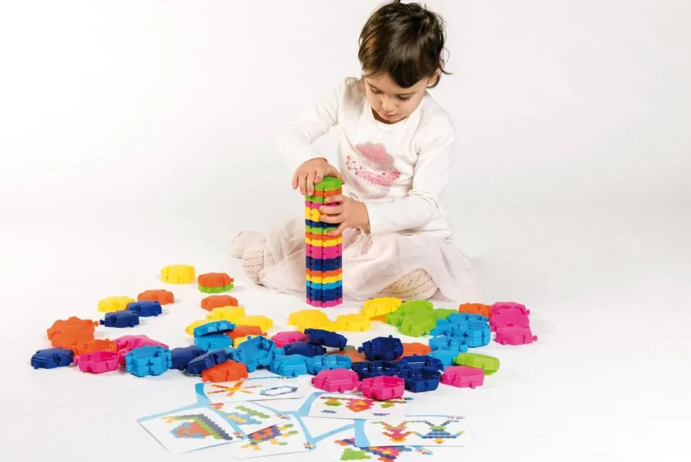 Blocs hexagonaux de construction, set de 96 - Eduplay