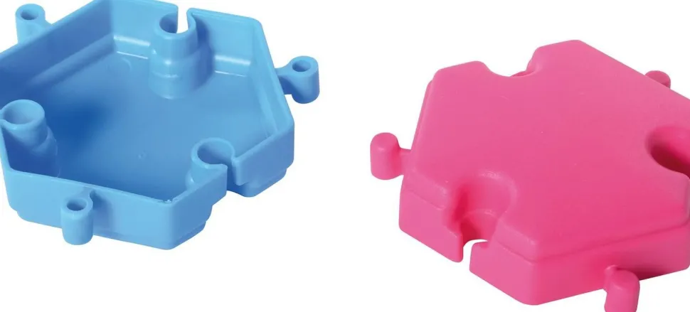 Blocs hexagonaux de construction, set de 96 - Eduplay