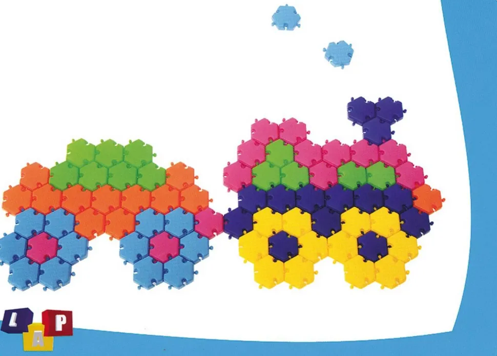 Blocs hexagonaux de construction, set de 96 - Eduplay