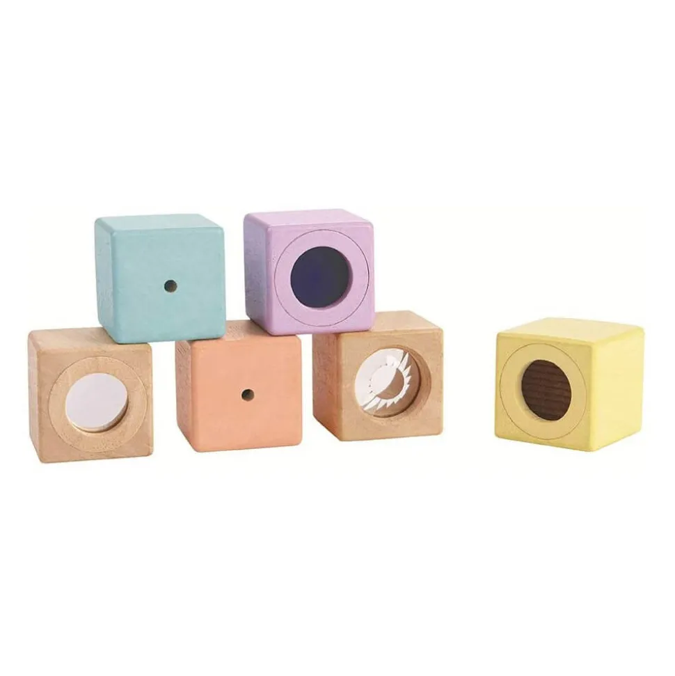 Blocs sensoriels pastel - Plan Toys