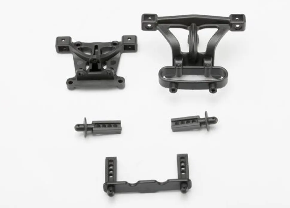 Body mounts, front & rear/ body mount posts, front & rear - Traxxas