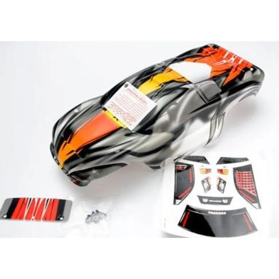 Body, Nitro Rustler, ProGraphix (Replacement for the painted body. Graphics are painted, requires pa - Traxxas