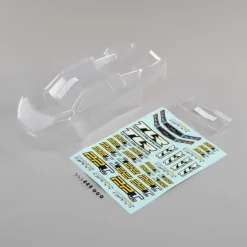 Body Set, Clear, w/Stickers: 22T 4.0 - Losi - TLR