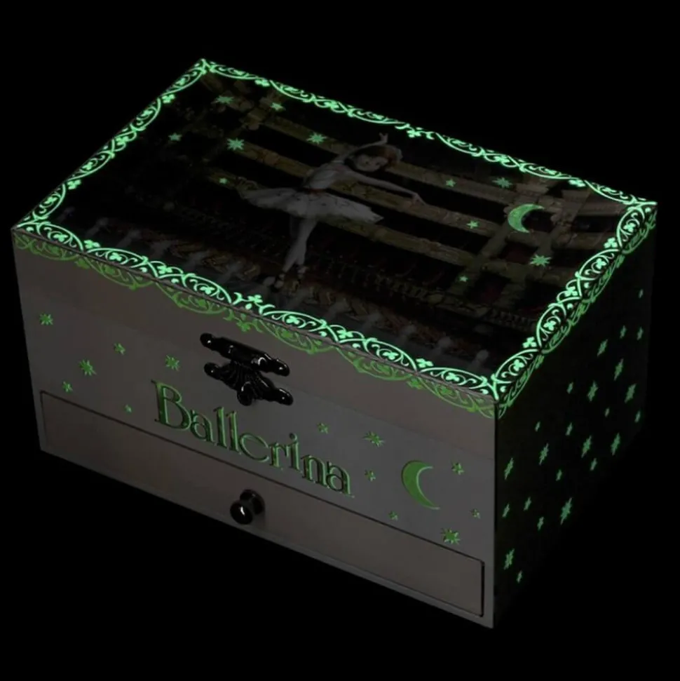 Boite à Bijoux Musicale Phosphorescente Ballerina - Trousselier