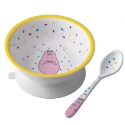 Bol ventouse avec cuillère Barbapapa - Petit Jour Paris