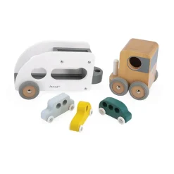 Bolid - Camion Porte-Autos Avec 3 Vehicules - Janod