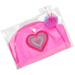 BONNET DE BAIN: COEUR - Rose - Bling2o