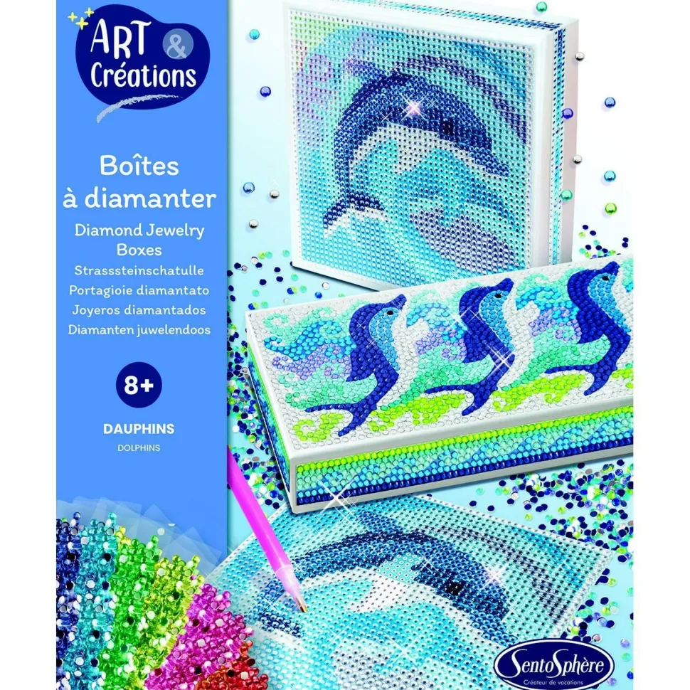 Boîte à diamanter : dauphins - Sentosphère