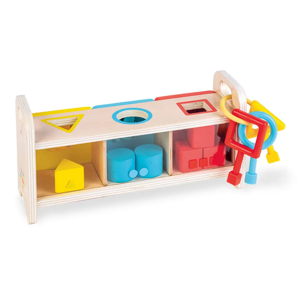 Boîte à formes : La Boîte à clefs en bois - Janod