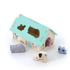 Boîte à formes : Maison des animaux - Sarah Betz - Vilac