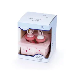 Boîte à Musique en bois : Ballerine Rose - Trousselier