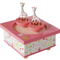 Boîte à Musique en bois : Sophie la Girafe - Trousselier