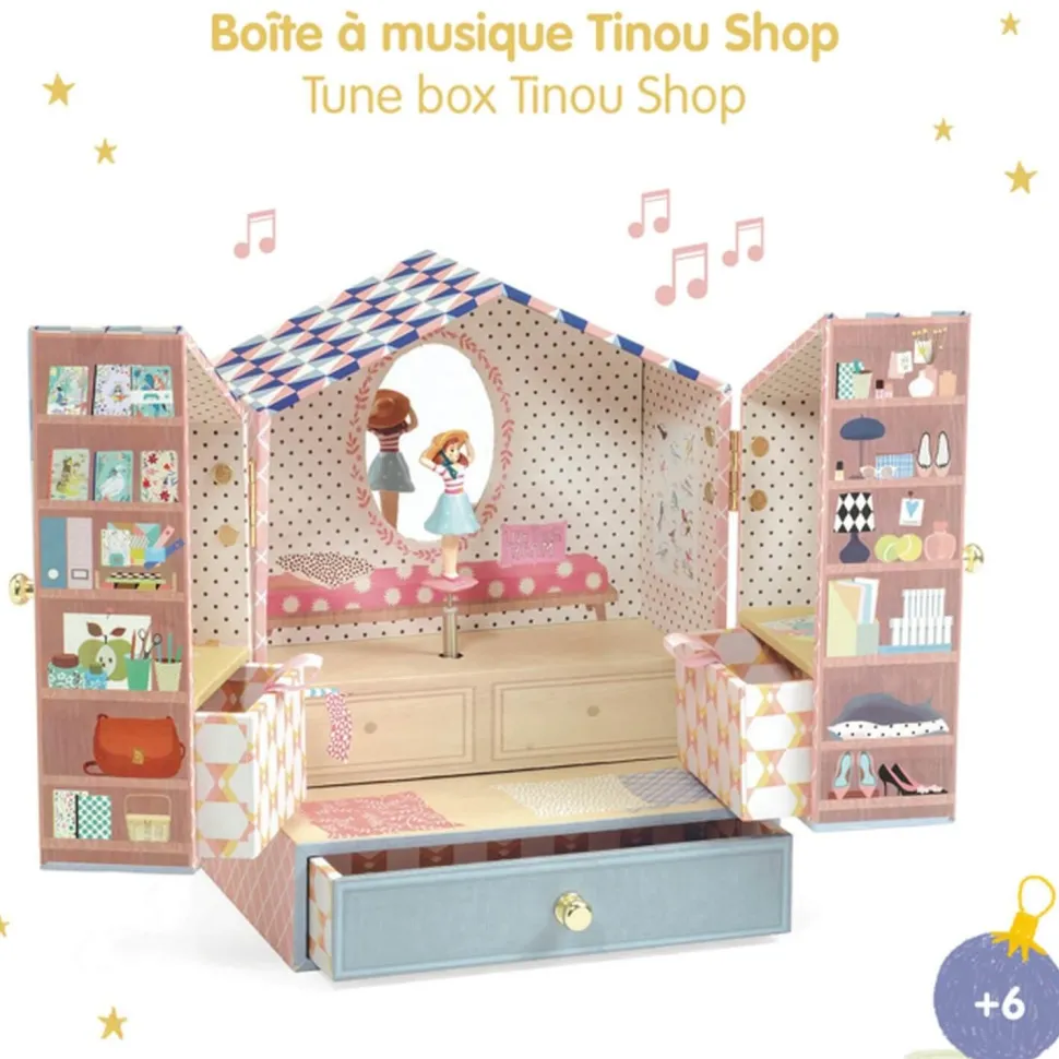 Boîte à musique et à bijoux : Tinou Shop - Djeco