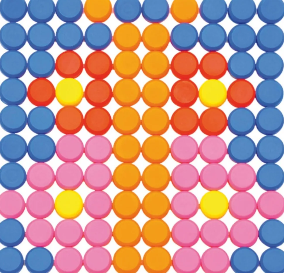 Boîte avec 10 plateaux et 1000 boutons à clipser - Eduplay