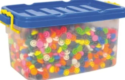 Boîte avec 10 plateaux et 1000 boutons à clipser - Eduplay