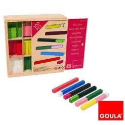 Boîte réglettes Initiation mathématiques : 300 pièces - Goula