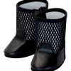 Bottes noires pour poupée taille 39 à 48 cm - Petitcollin