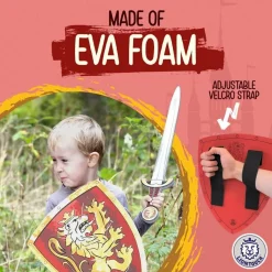 Bouclier de chevalier - Noble rouge - Liontouch