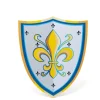 Bouclier en mousse Fleur de Lys - Papo