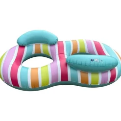 Bouée De Bain - Arc En Ciel Double - 190 Cm - Swim Essentials