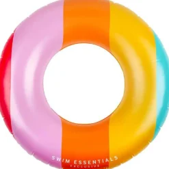 Bouée De Bain - Arc En Ciel - 90 Cm - Swim Essentials