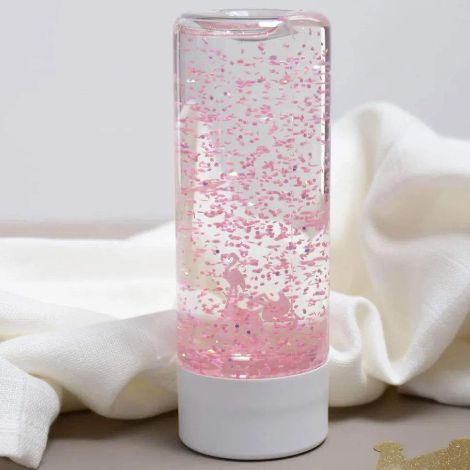 Bouteille sensorielle : Flamants Roses - L'atelier Gigogne