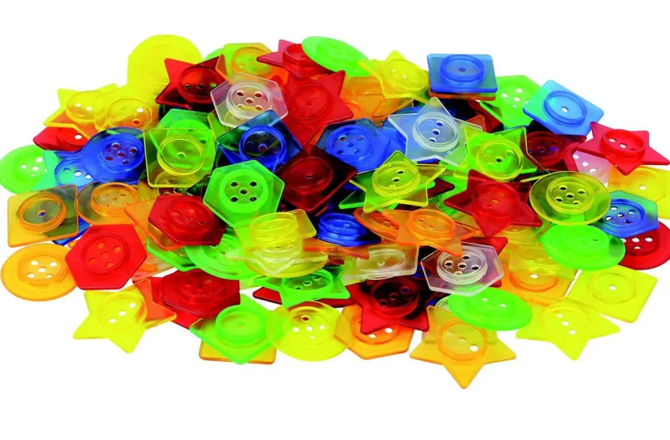 Boutons à enfiler 144 pièces avec 6 cordes - Eduplay